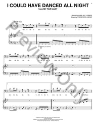 I Could Have Danced All Night piano sheet music cover